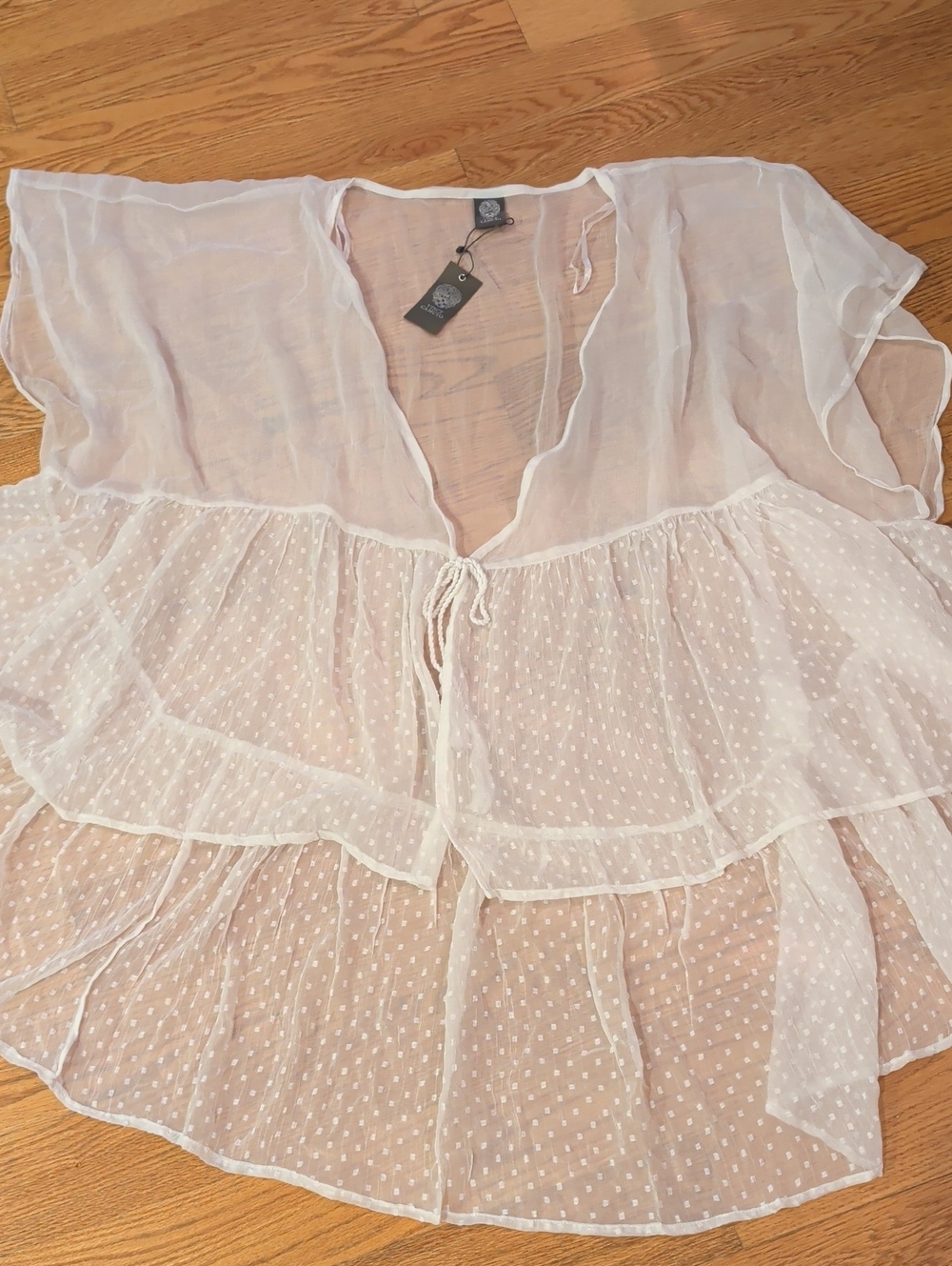 Net Sheer Over blouse